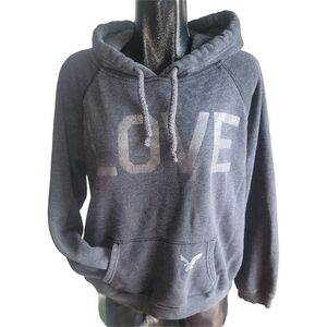 American Eagle Charcoal Gray Hoodie XL
